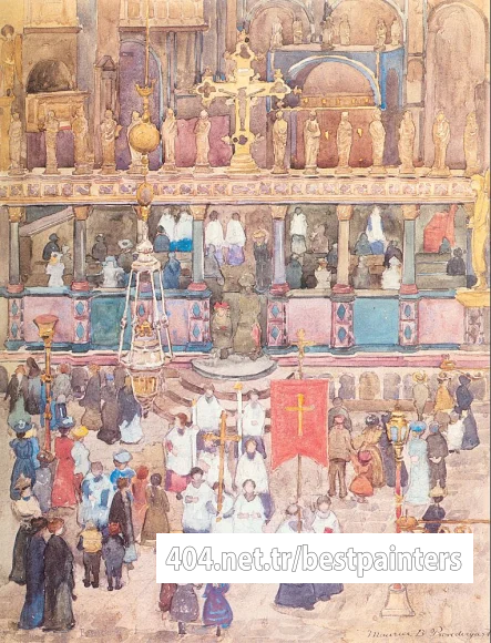 Prendergast_Easter_Procession_St._Mark-s
