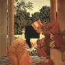 Parrish_Maxfield_Lady_Ursula_Kneeling_before_Pompdebile