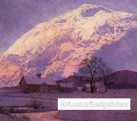 Parrish_Maxfield_Mountain_Farm_at_Winter_1952