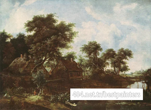 Hobbema_Meyndert_The_Water_Mill_Oak_Dresden