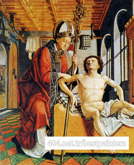Pacher_Michael_St_Augustine_Freeing_A_Prisoner