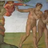 Michelangelo_Sistine_Chapel_Ceiling_Genesis_The_Fall_and_Expulsion_from_Paradise_The_Expulsion
