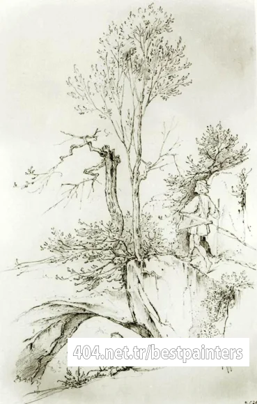 SCHWIND_Moritz_von_Landscape_With_Wanderer