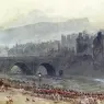 Foster_Myles_Birket_A_View_Of_Old_Town_And_Waverley_Bridge_From_Princes_Street_Edinburgh