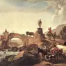 BERCHEM_Nicolaes_Italian_Landscape_With_Bridge