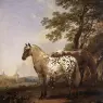 BERCHEM_Nicolaes_Landscape_With_Two_Horses