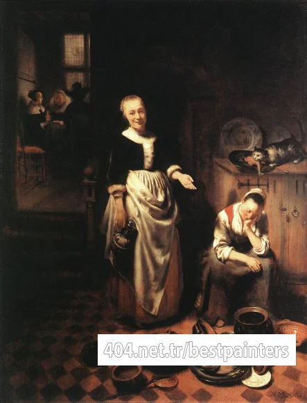 MAES_Nicolaes_The_Idle_Servant