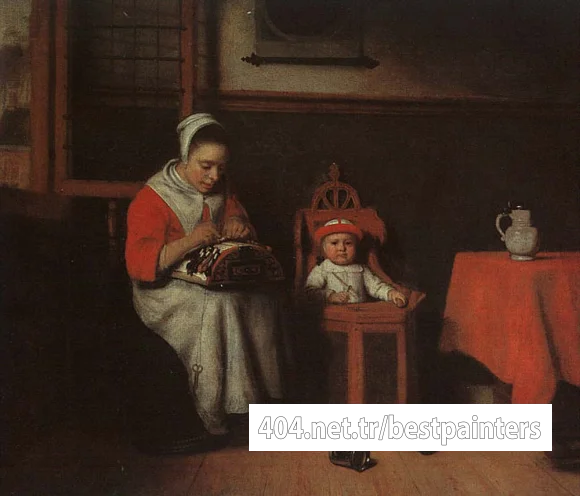 MAES_Nicolaes_The_Lacemaker