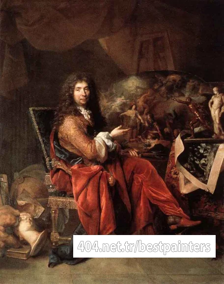 LARGILLIERE_Nicolas_de_Portrait_Of_Charles_Le_Brun