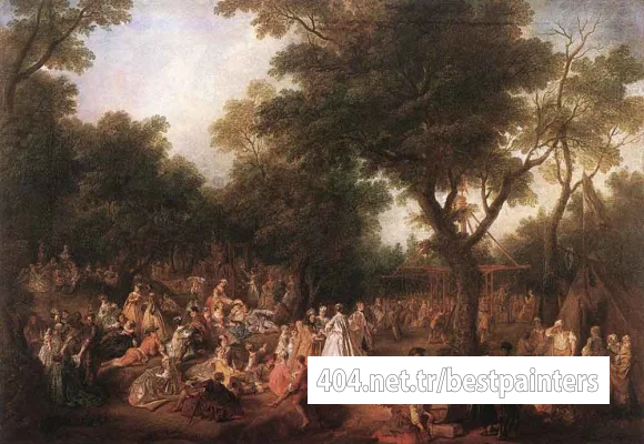 LANCRET_Nicolas_Fete_In_A_Wood
