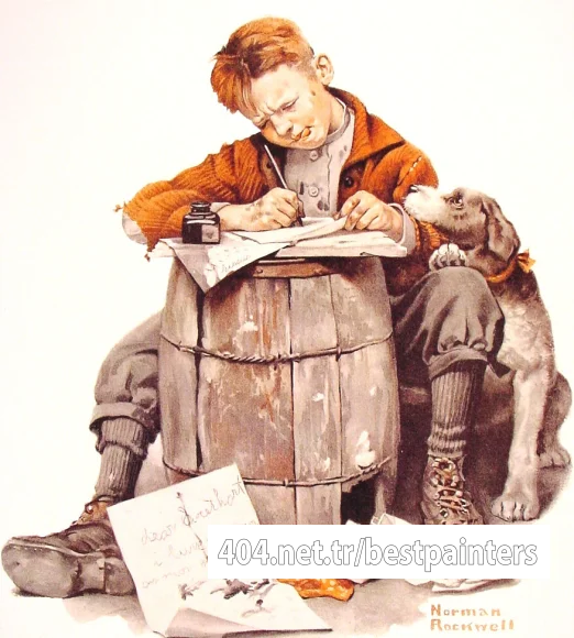 Little_Boy_Writing_a_Letter
