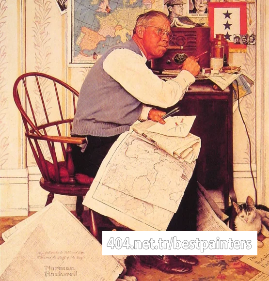 Man_Charting_War_Maneuvers