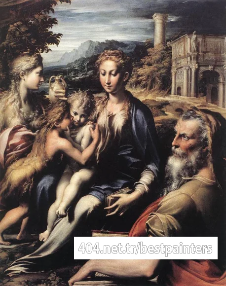 PARMIGIANINO_Madonna_And_Child_With_Saints_1530