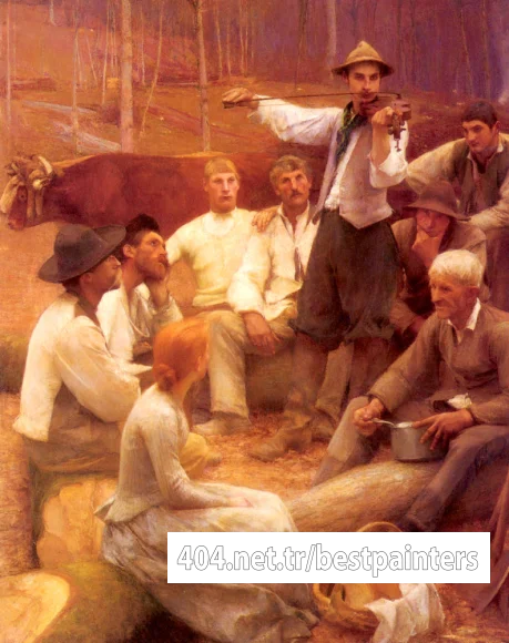 Dagnan_Bouveret_In_The_Forest_1892
