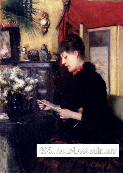 Dagnan_Bouveret_pascal_Adolphe_Jean_La_Lettre