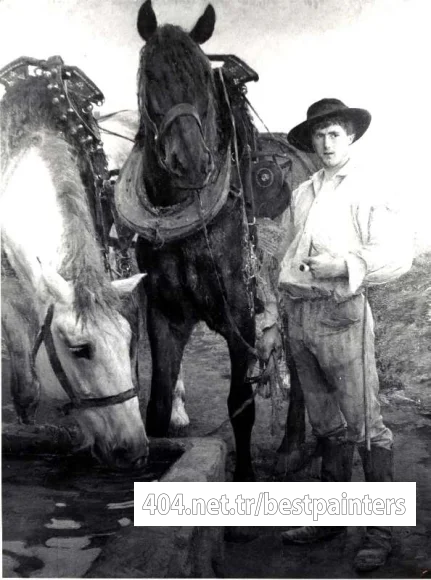 Horses_at_the_Watering_Trough