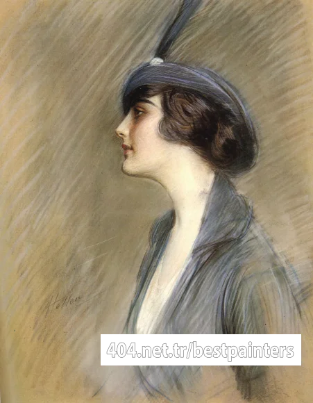Helleu_Paul_Cesar_Portrait_Of_Clara_Weil