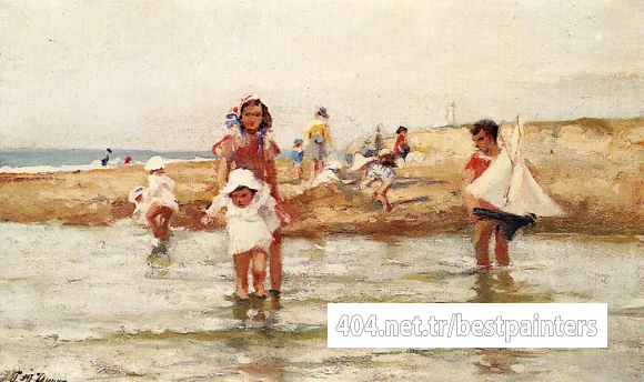 Dupuy_Paul_Michel_At_The_Seashore
