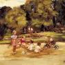 Dupuy_Paul_Michel_Children_Playing_In_A_Park