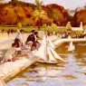 Dupuy_Paul_Michel_Children_Sailing_Their_Boats_In_The_Luxembourg_Gardens,_Paris