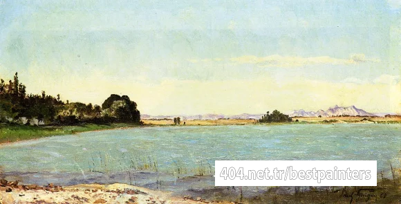 Guigou_Paul_Camille_A_Lake_in_Southern_France