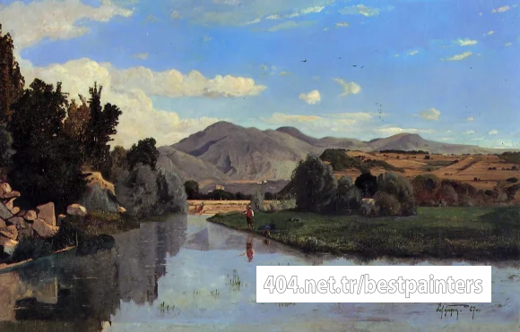 Guigou_Paul_Camille_The_Aiguebrun_River_at_Lourmarin