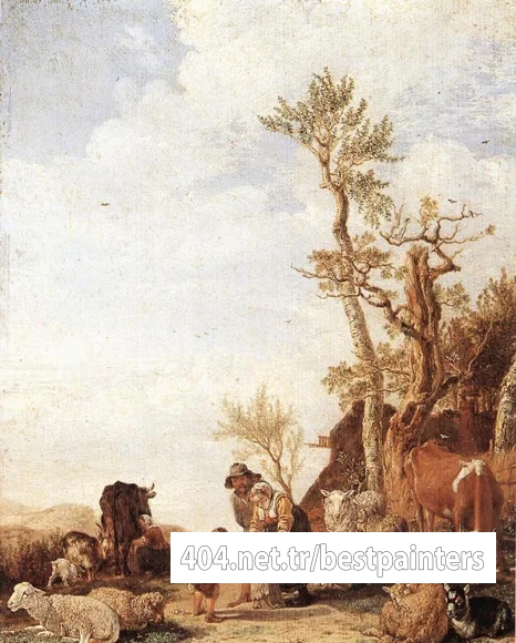 POTTER_Paulus_Peasant_Family_With_Animals