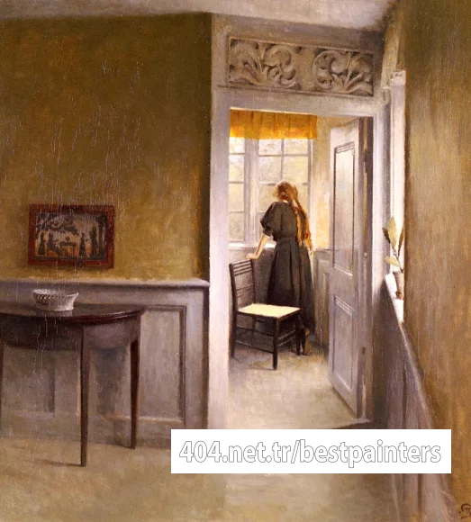 Ilsted_Peter_Vilhelm_Looking_Out_The_Window