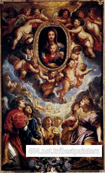 Rubens_Virgin_And_Child_Adored_By_Angels