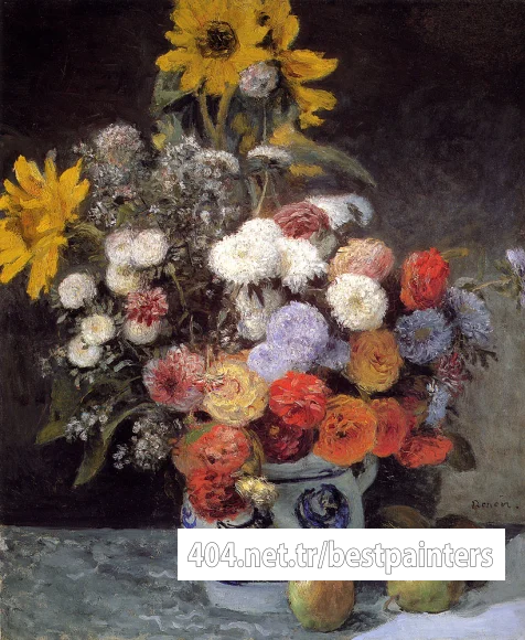 Renoir_Auguste_Mixed_Flowers_In_An_Earthenware_Pot