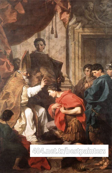 SUBLEYRAS_Pierre_St_Ambrose_Converting_Theodosius