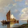 Dommersen_Pieter_Christiaan_Off_Volendam_On_The_Zuiderzee