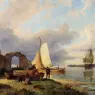 Dommersen_Pieter_Christiaan_On_The_Spaarne_Haarlem