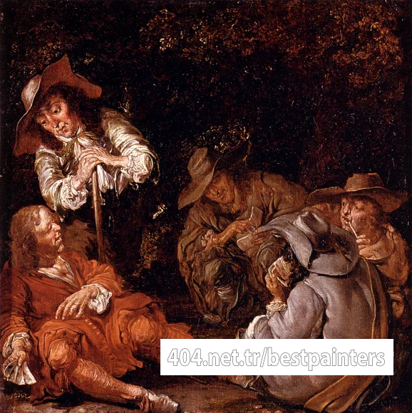 Codde_Pieter_Travelers_Resting_On_A_Path