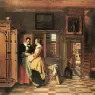 HOOCH_Pieter_de_At_the_Linen_Closet