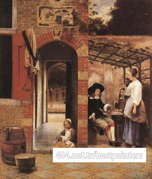 HOOCH_Pieter_de_Drinkers_in_the_Bower