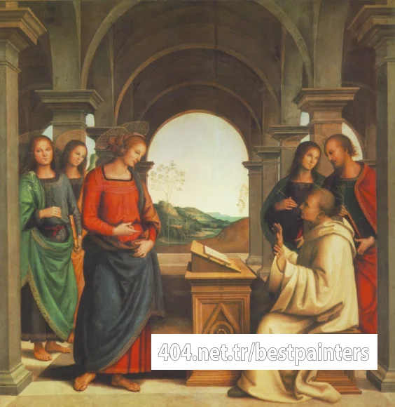 Perugino_Pietro_The_Vision_of_St._Bernard_1493