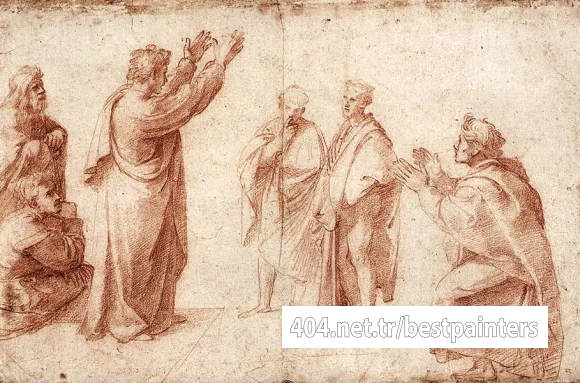 Raphael_Study_for_St_Paul_Preaching_in_Athens