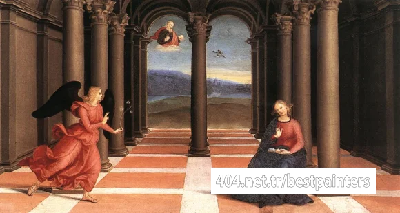 Raphael_The_Annunciation_(Oddi_altar_predella)