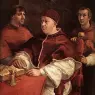 Raphael_Pope_Leo_X_with_Cardinals_Giulio_de-_Medici_and_Luigi_de-_Rossi