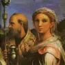 Raphael_St_Cecilia_with_Sts_Paul_John_Evangelists_Augustine_and_Mary_Magdalene_detail1