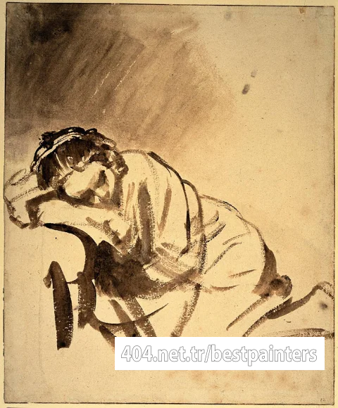 Rembrandt_Hendrickje_sleeping_c1655
