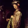 Rembrandt_Saskia_As_Flora