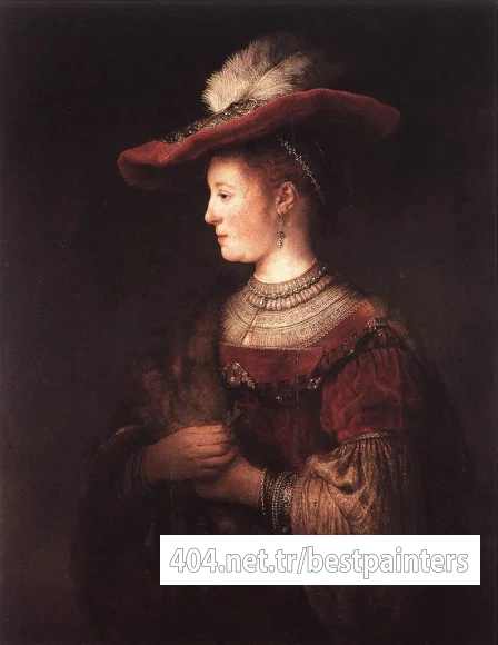 Rembrandt_Saskia_in_Pompous_Dress