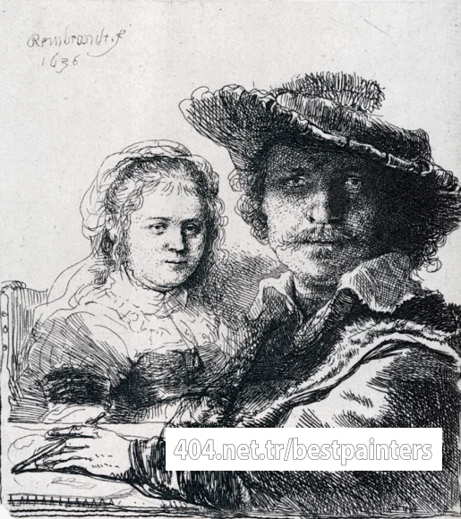 Rembrandt_Self_Portrait_With_Saskia_