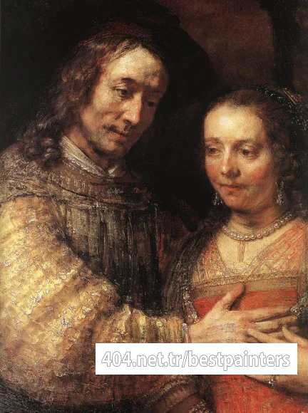 Rembrandt_The_Jewish_Bride_detail1