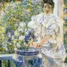 Reid_Robert_Lewis_Woman_on_a_Porch_with_Flowers