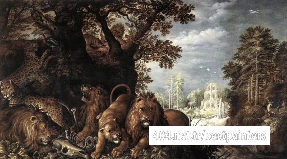 SAVERY_Roelandt_Landscape_With_Wild_Animals