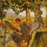 1921_12_Young Girls in a Garden, 1921
