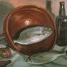 1923_15_Still Life_ Fish with Red Bowl, 1923-24